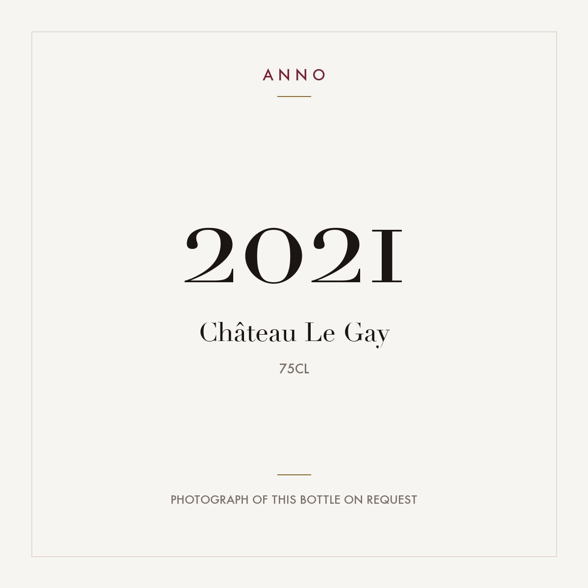 Chateau Le Gay Pomerol 2021 AOC 0,75l
