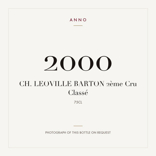 Chateau Leoville Barton Saint-Julien 2000 AOC 0,75l