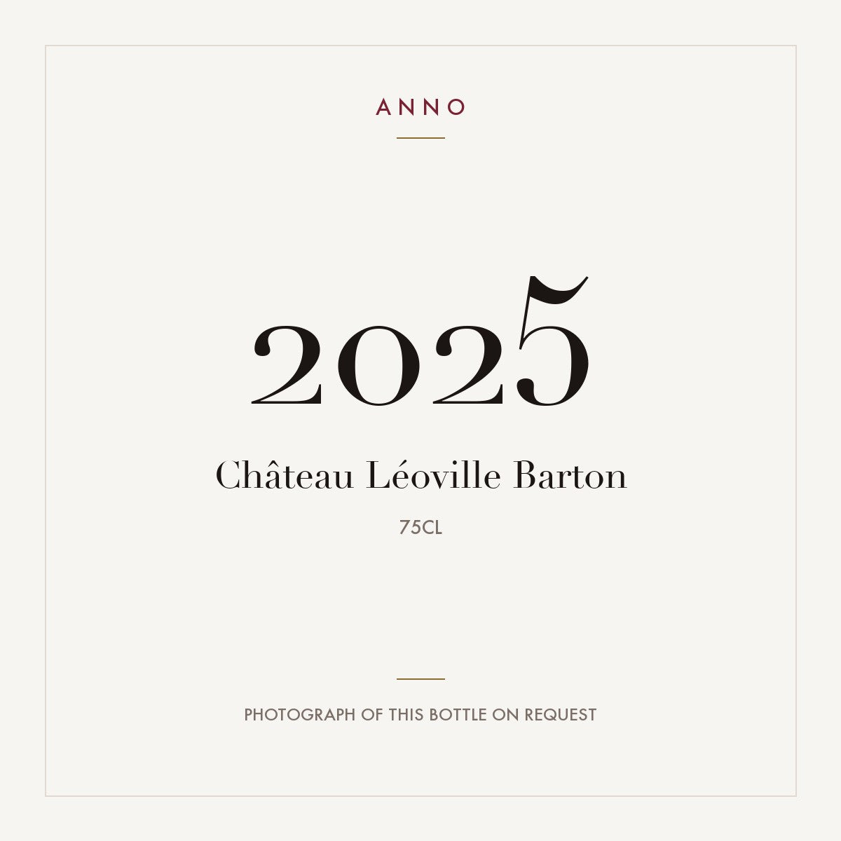 Chateau Leoville Barton Saint-Julien 2025 AOC 0,75l