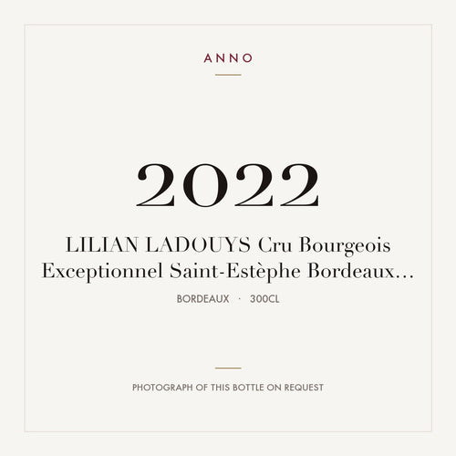 Chateau Lilian Ladouys Saint-Estephe 2022 AOC 3l