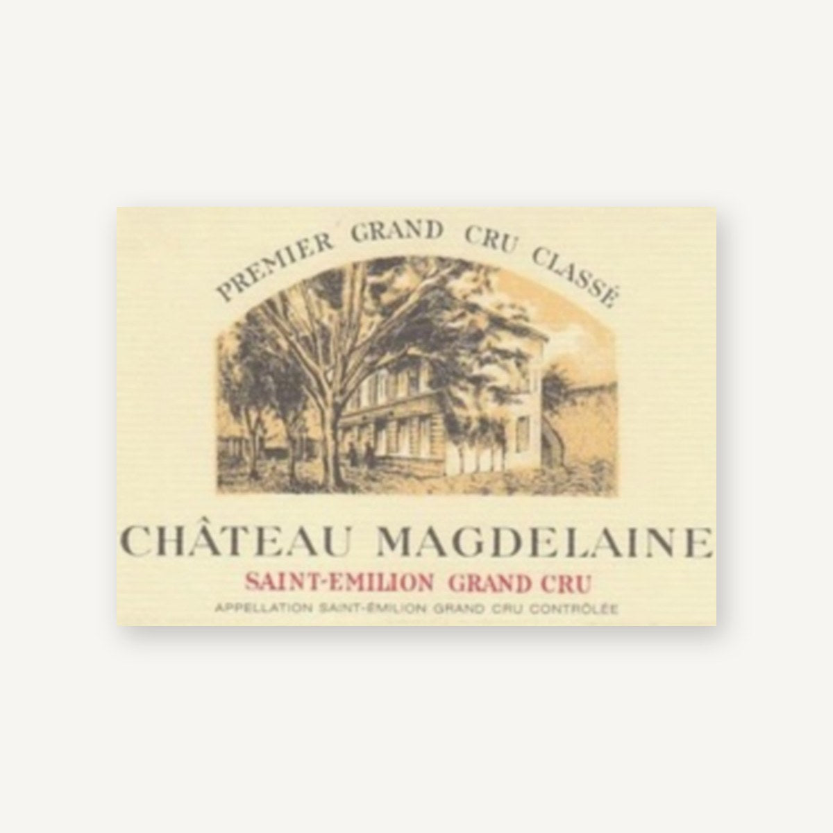 Chateau Magdelaine Saint-Emilion 1967 AOC 0,75l
