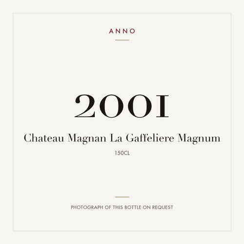 Chateau Magnan La Gaffeliere Saint-Emilion 2001 AOC 1,5l