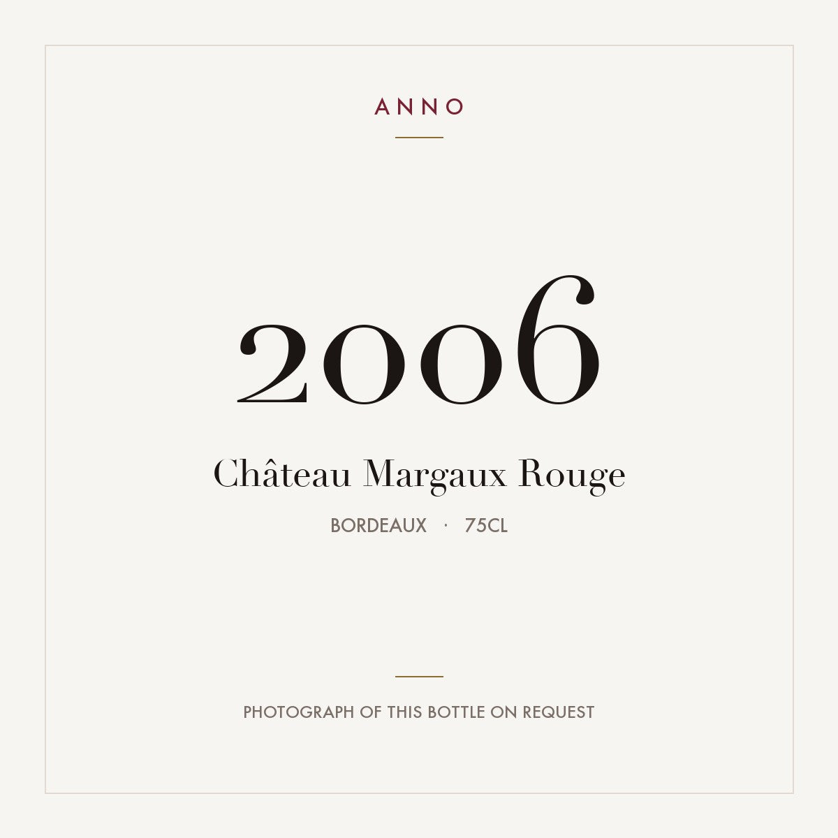 Chateau Margaux Margaux 2006 AOC 0,75l