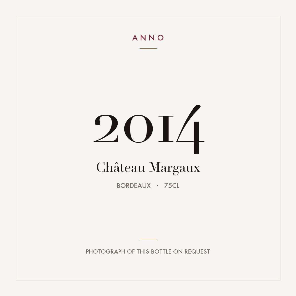 Chateau Margaux Margaux 2014 AOC 0,75l