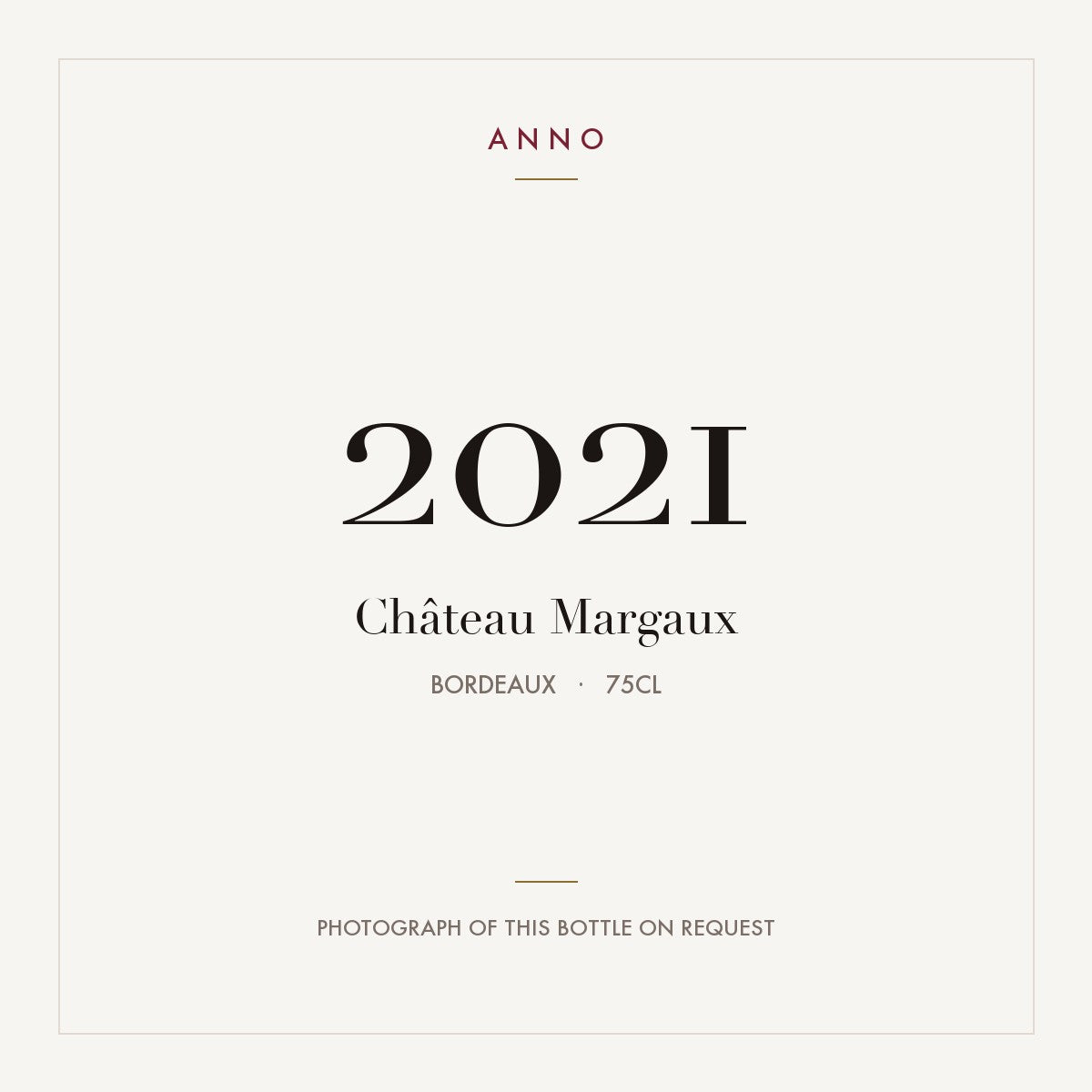 Chateau Margaux Margaux 2021 AOC 0,75l