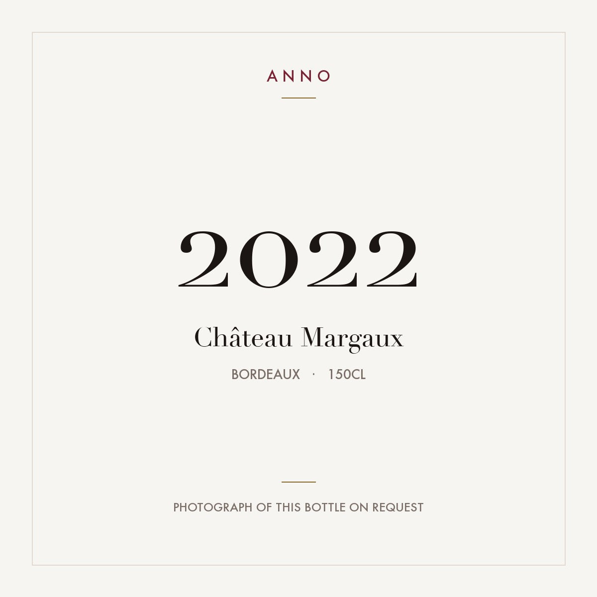 Chateau Margaux Margaux 2022 AOC 1,5l