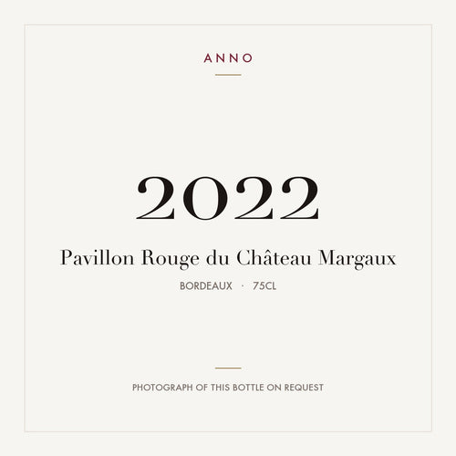 Chateau Margaux Pavillon Rouge du Chateau Margaux 2022 AOC 0,75l