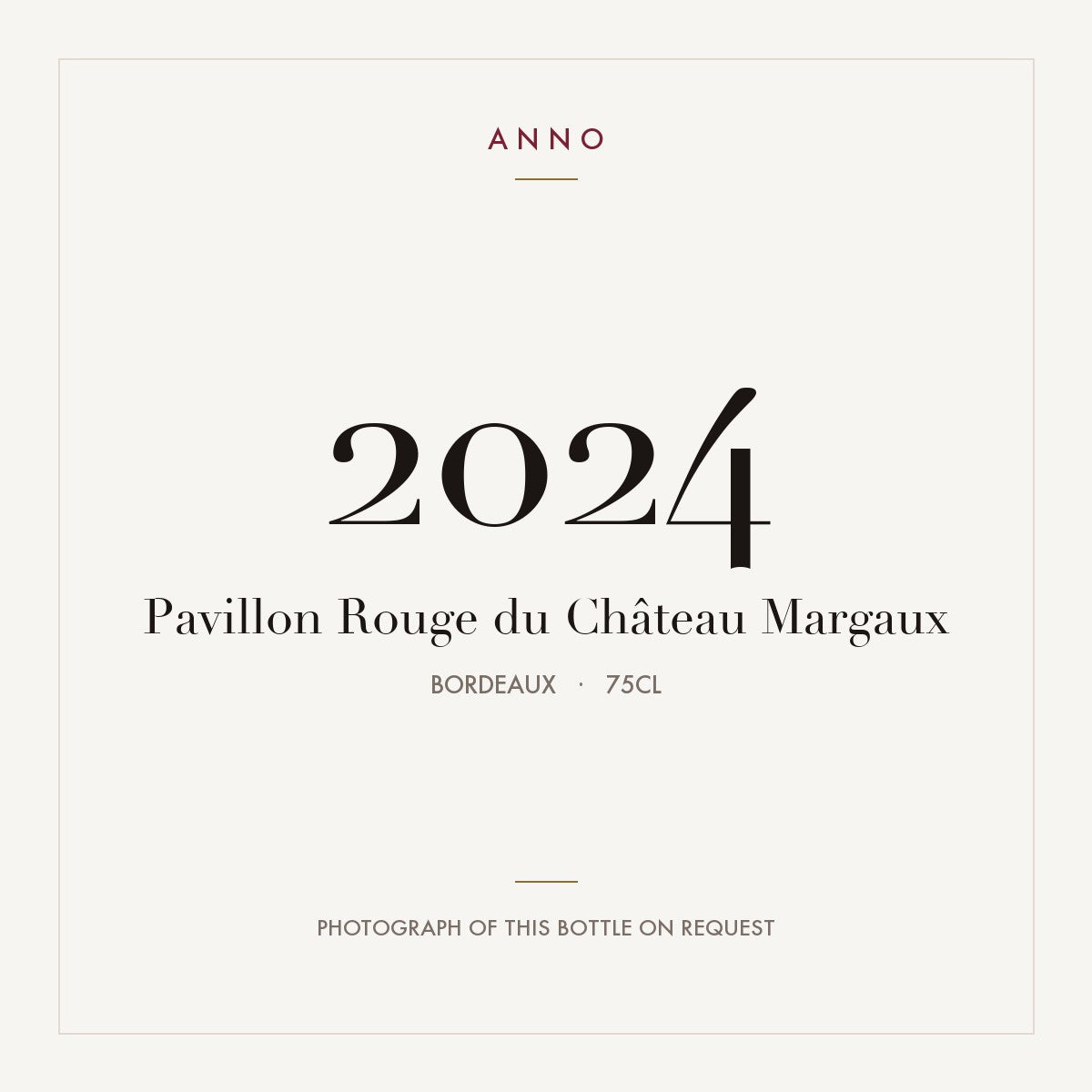 Chateau Margaux Pavillon Rouge du Chateau Margaux 2024 AOC 0,75l