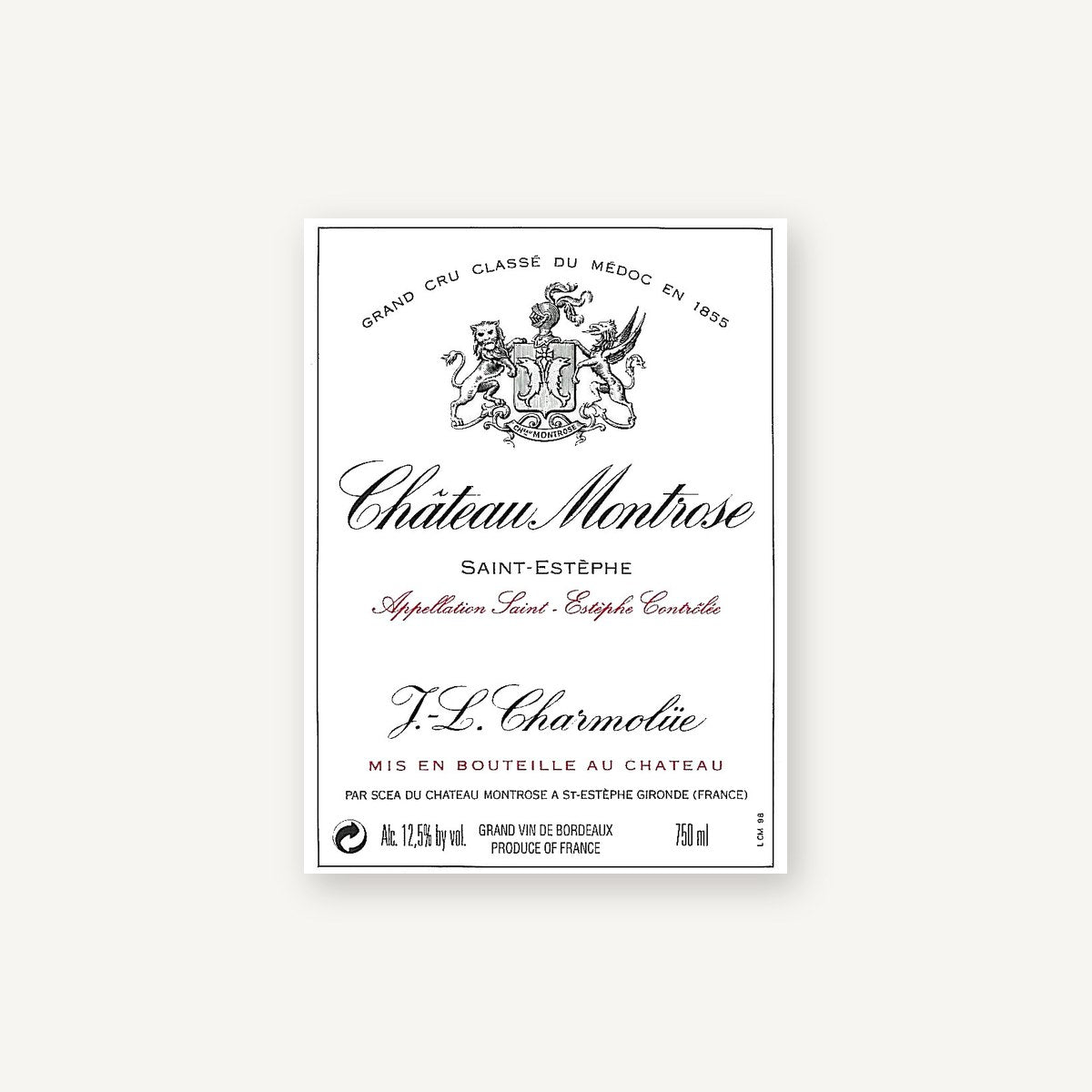 Chateau Montrose Saint-Estephe 2016 AOC 1,5l