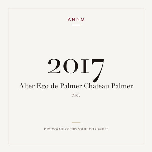 Chateau Palmer Alter Ego de Palmer Margaux 2017 AOC 0,75l