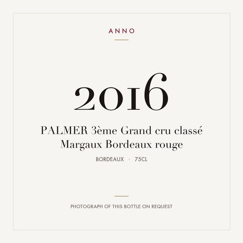 Chateau Palmer Margaux 2016 AOC 0,75l