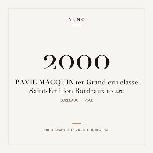 Chateau Pavie Macquin Saint-Emilion 2000 AOC 0,75l
