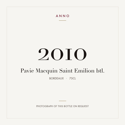 Chateau Pavie Macquin Saint-Emilion 2010 AOC 0,75l