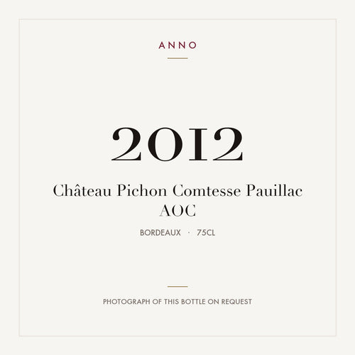 Chateau Pichon Comtesse Pauillac 2012 AOC 0,75l