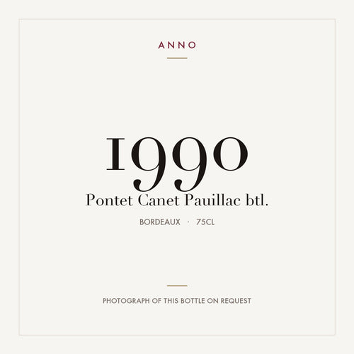 Chateau Pontet-Canet Pauillac 1990 AOC 0,75l
