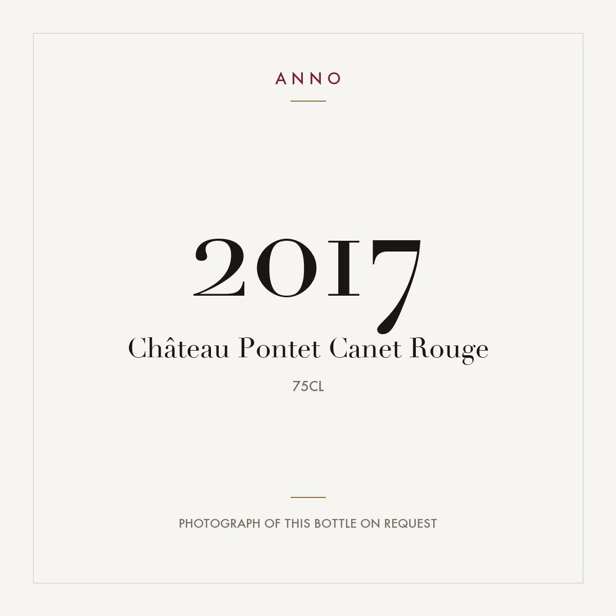 Chateau Pontet-Canet Pauillac 2017 AOC 0,75l