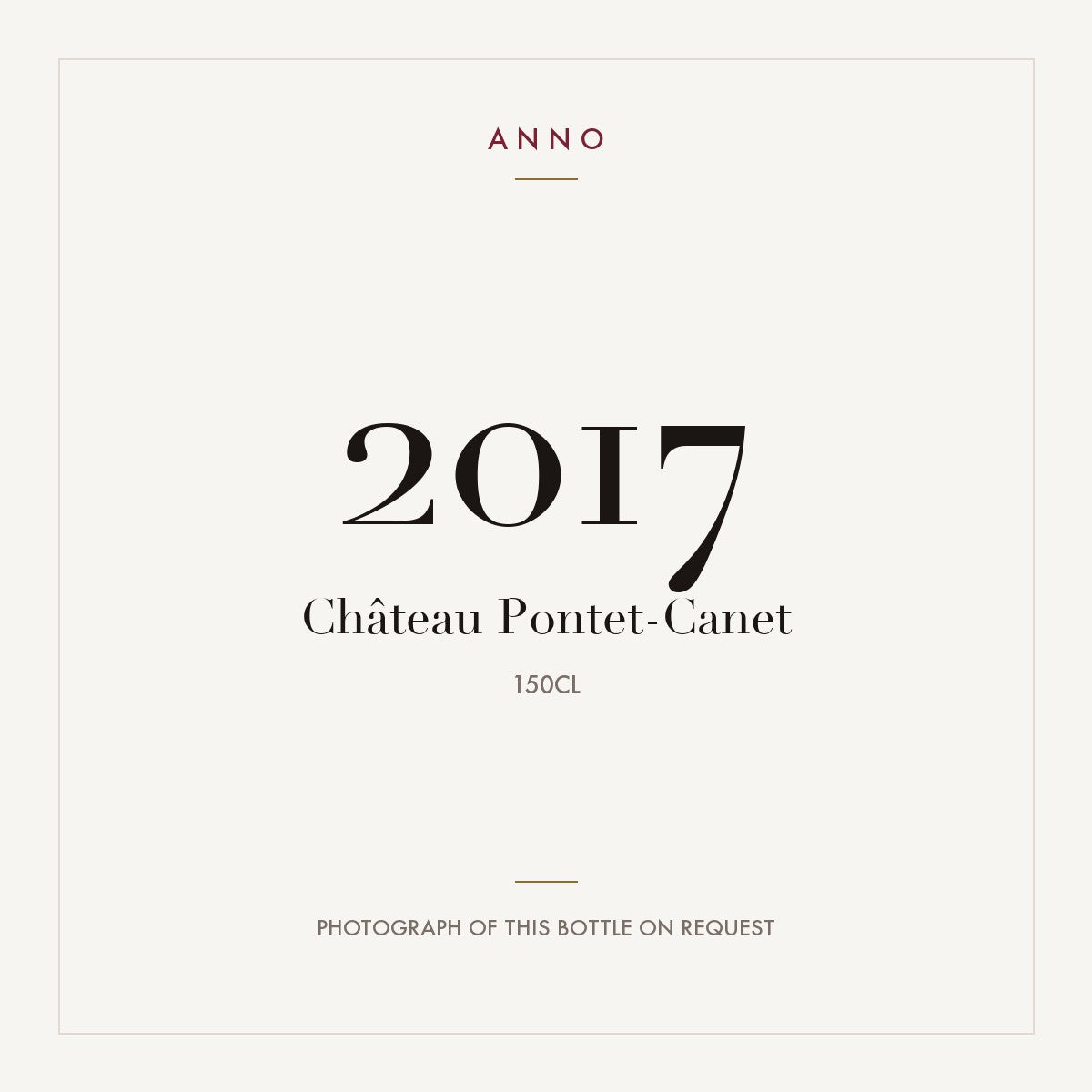 Chateau Pontet-Canet Pauillac 2017 AOC 1,5l