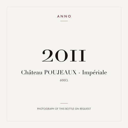 Chateau Poujeaux Moulis-en-Medoc 2011 AOC 6l