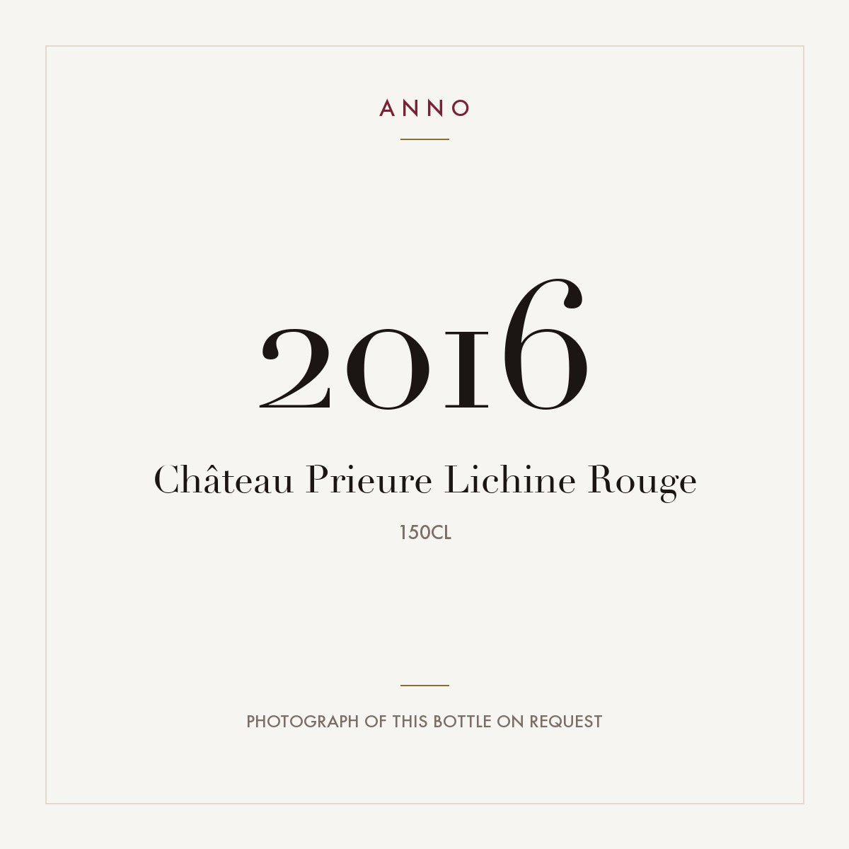 Chateau Prieure-Lichine Margaux 2016 AOC 1,5l