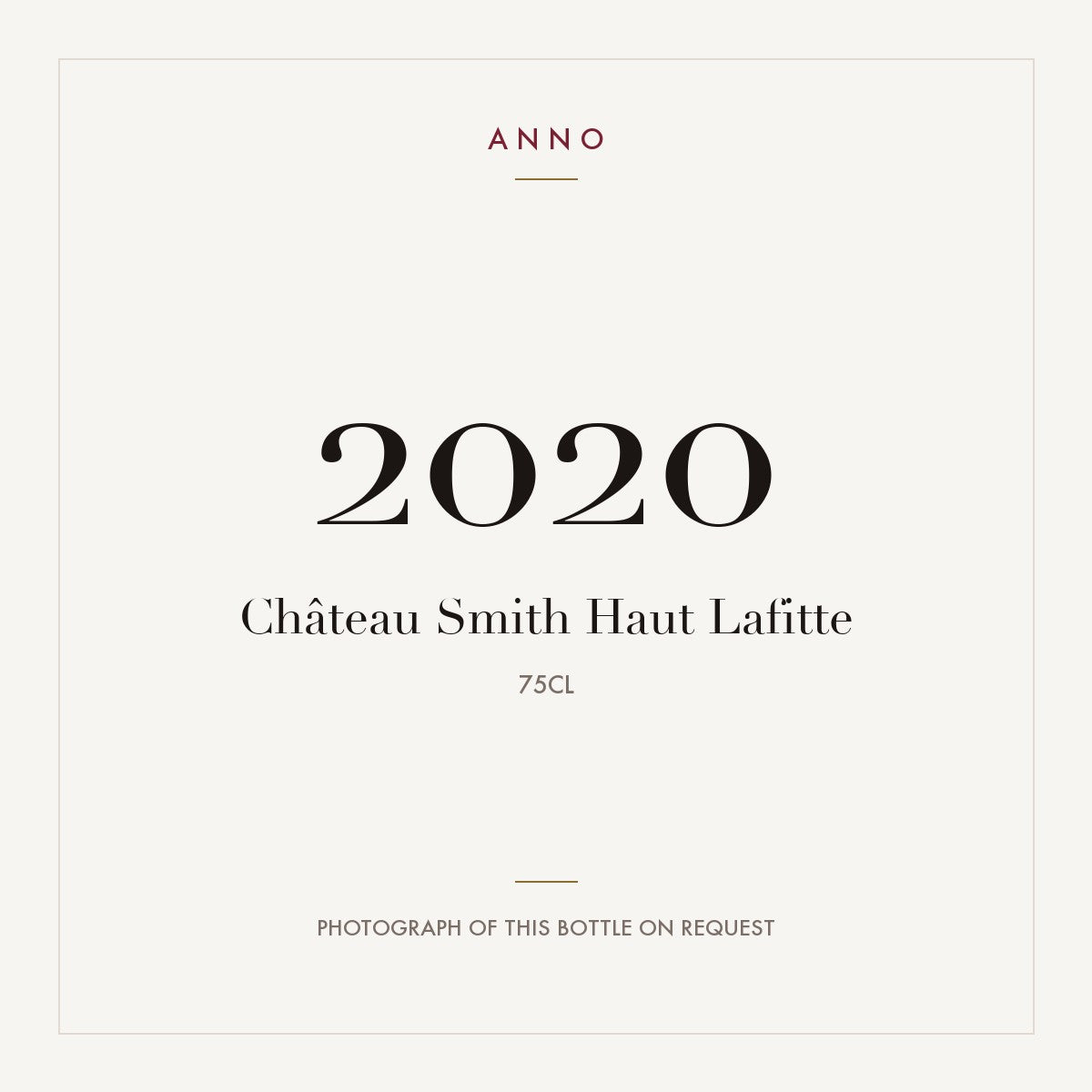 Chateau Smith Haut Lafitte Pessac-Leognan 2020 AOC 0,75l