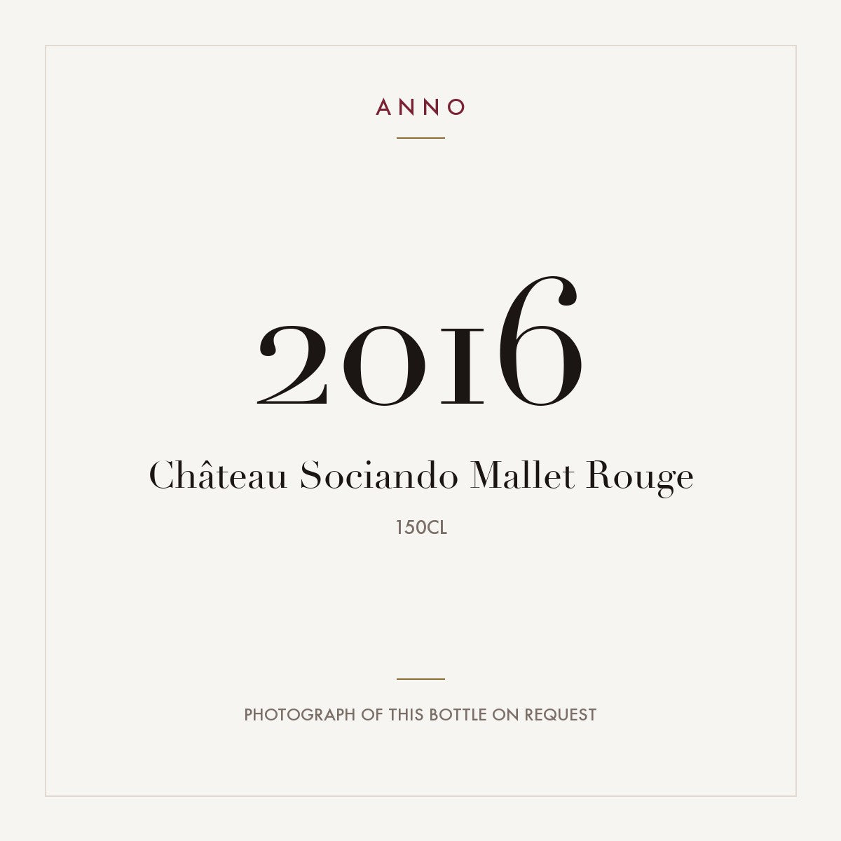 Chateau Sociando-Mallet Haut-Medoc 2016 AOC 1,5l