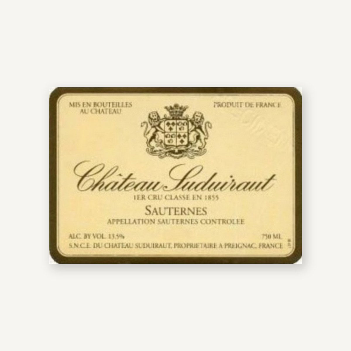 Chateau Suduiraut Sauternes 1985 AOC 0,75l