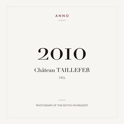 Chateau Taillefer Pomerol 2010 AOC 0,75l