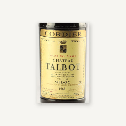 Chateau Talbot Saint-Julien 1968 AOC 0,75l