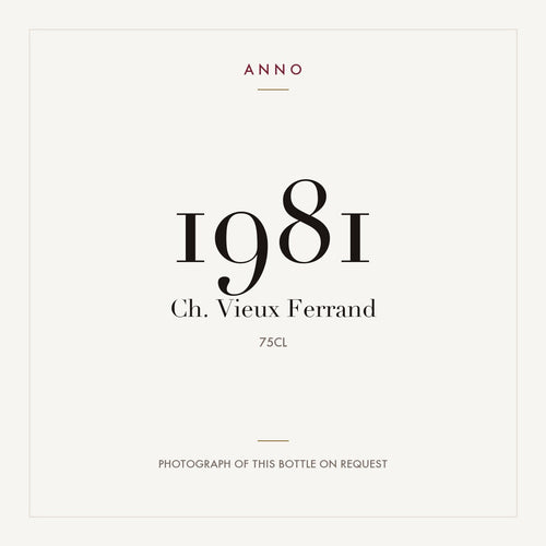 Chateau Vieux Ferrand Pomerol 1981 AOC 0,75l