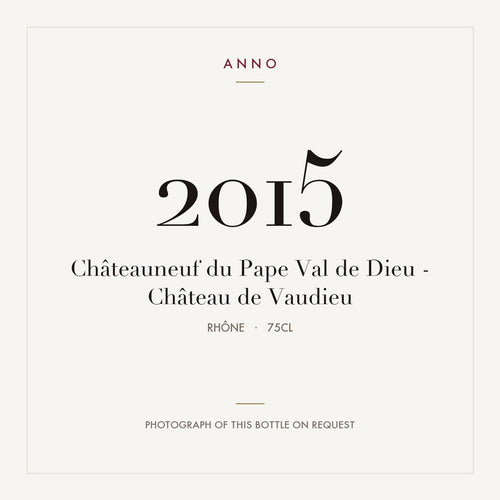 Chateau de Vaudieu Chateauneuf-du-Pape Val de Dieu 2015 AOC 0,75l