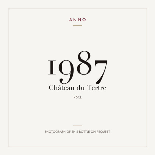 Chateau du Tertre Margaux 1987 AOC 0,75l
