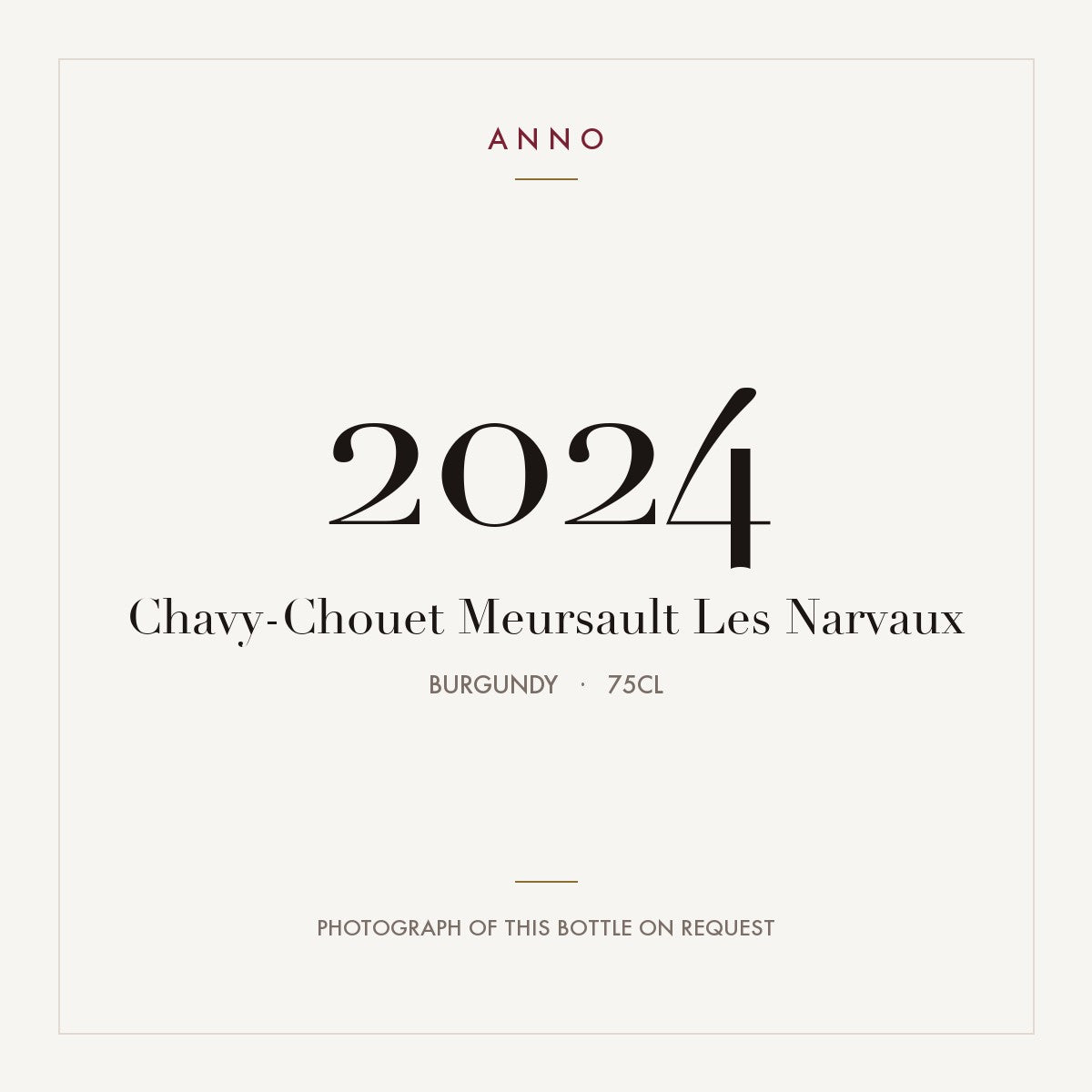 Chavy-Chouet Meursault Les Narvaux 2024 0,75l