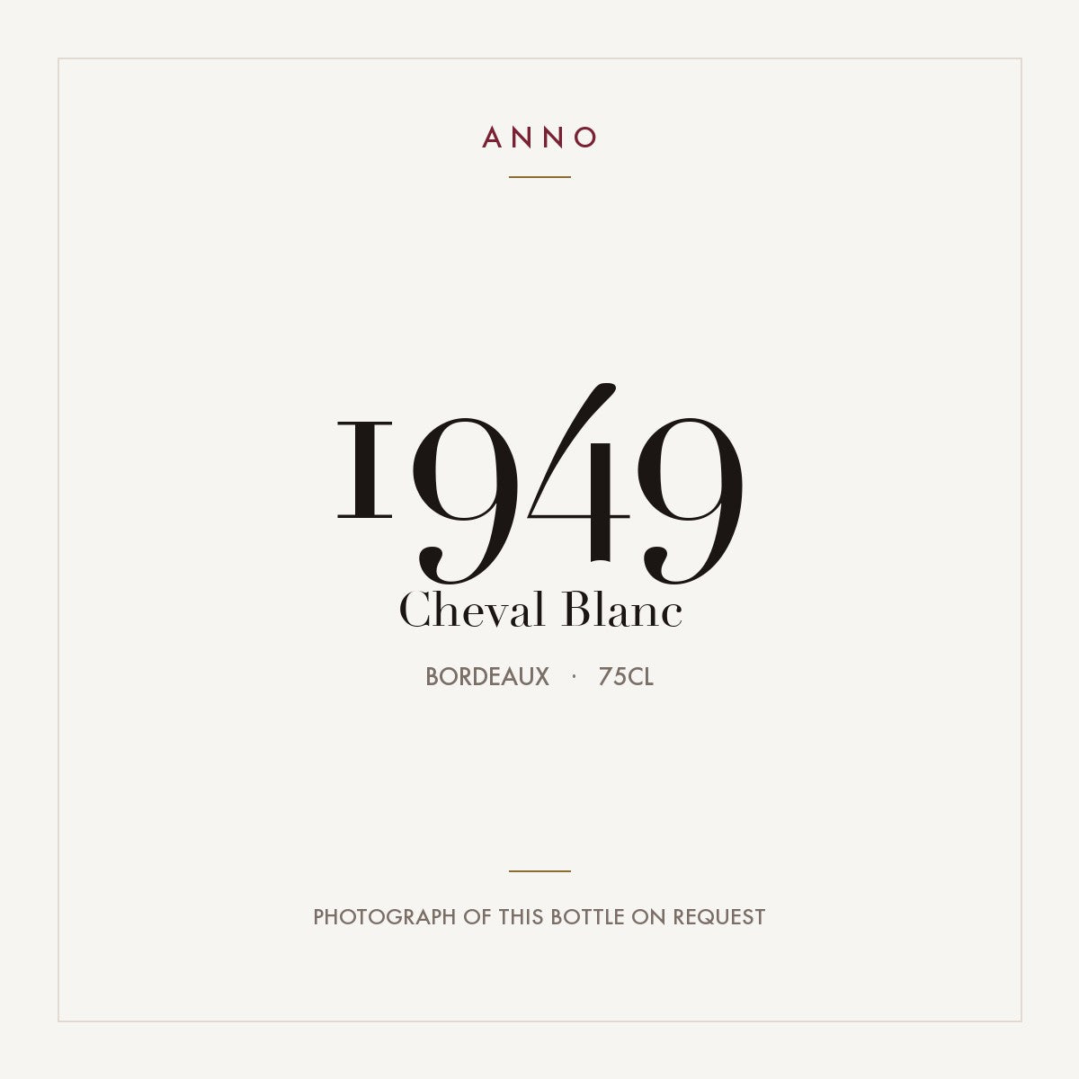 Cheval Blanc 1949 0,75l