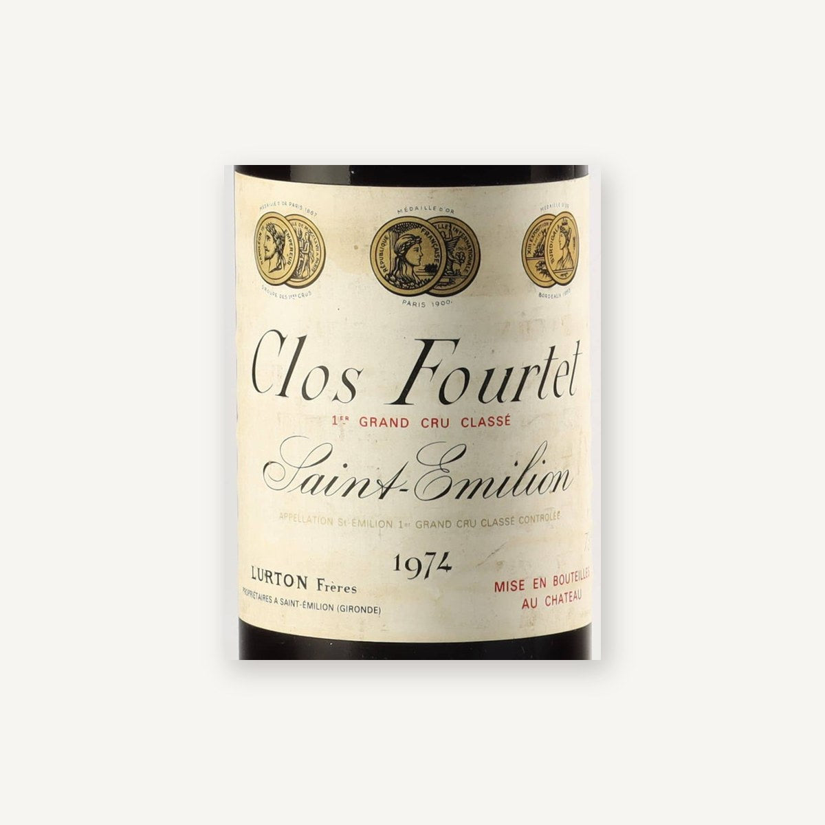 Clos Fourtet Saint-Emilion 1974 AOC 0,75l