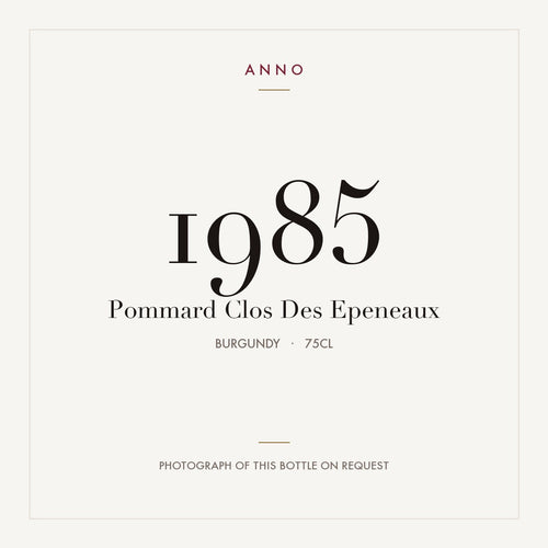 Clos des Epeneaux Pommard 1985 AOC 0,75l