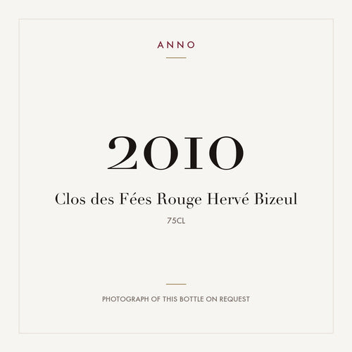 Clos des Fees Cotes du Roussillon Rouge 2010 0,75l