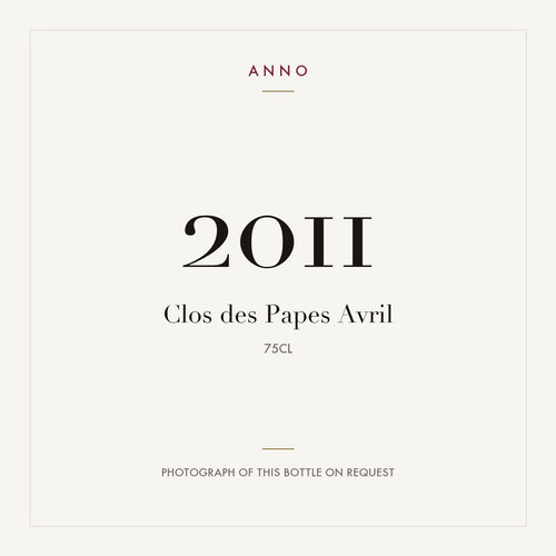 Clos des Papes Chateauneuf-du-Pape 2011 AOC 0,75l