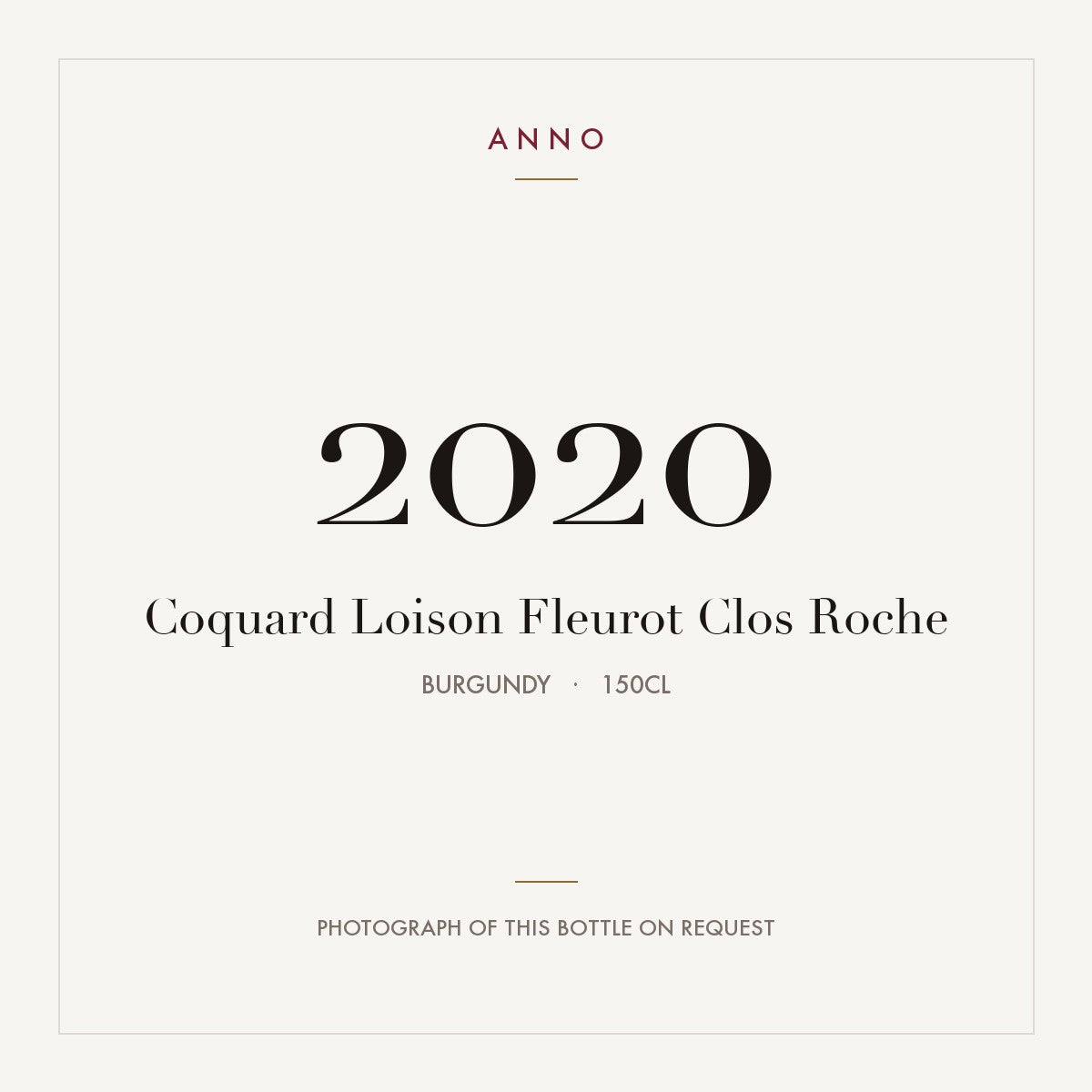Coquard Loison Fleurot Clos Roche 2020 1,5l