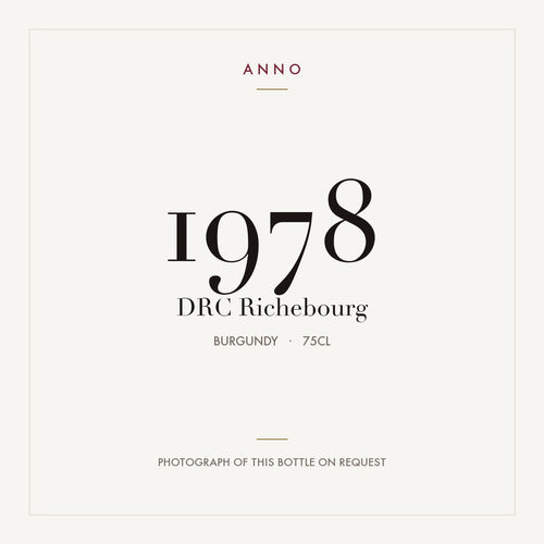 DRC Richebourg 1978 0,75l