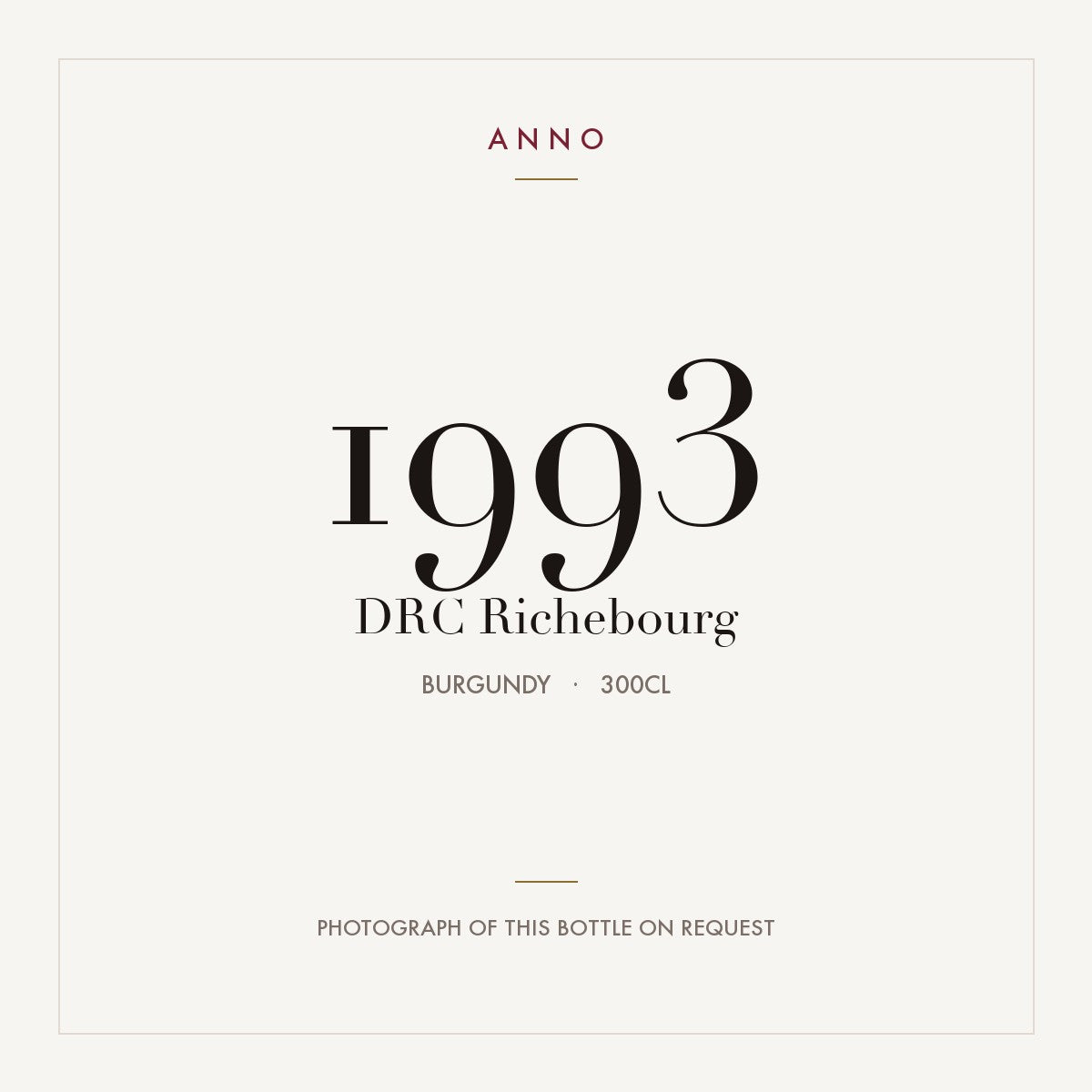 DRC Richebourg 1993 3l