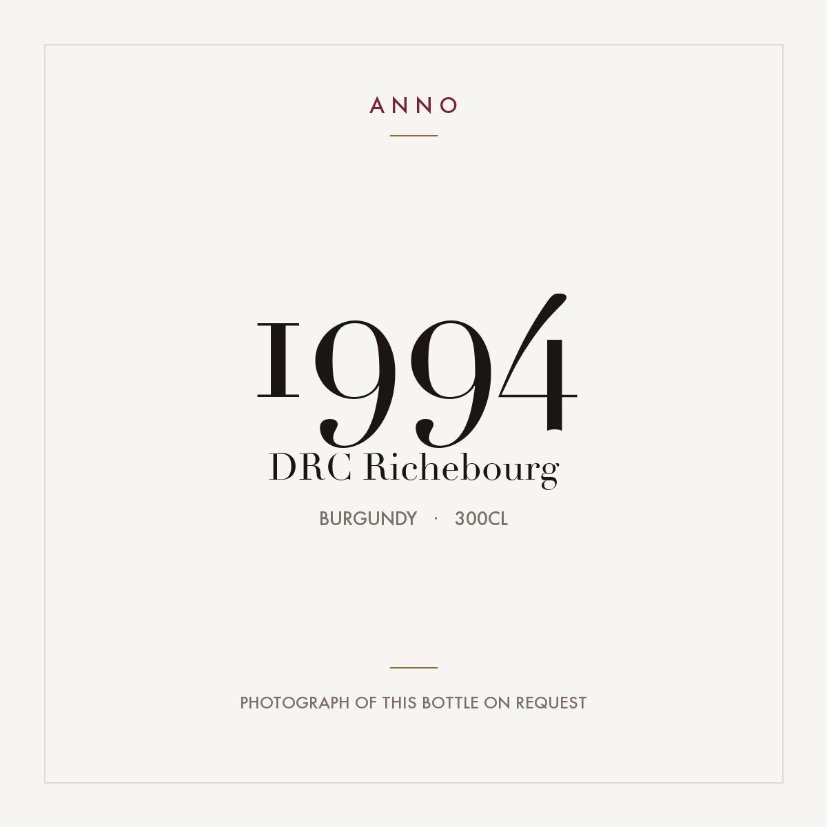 DRC Richebourg 1994 3l