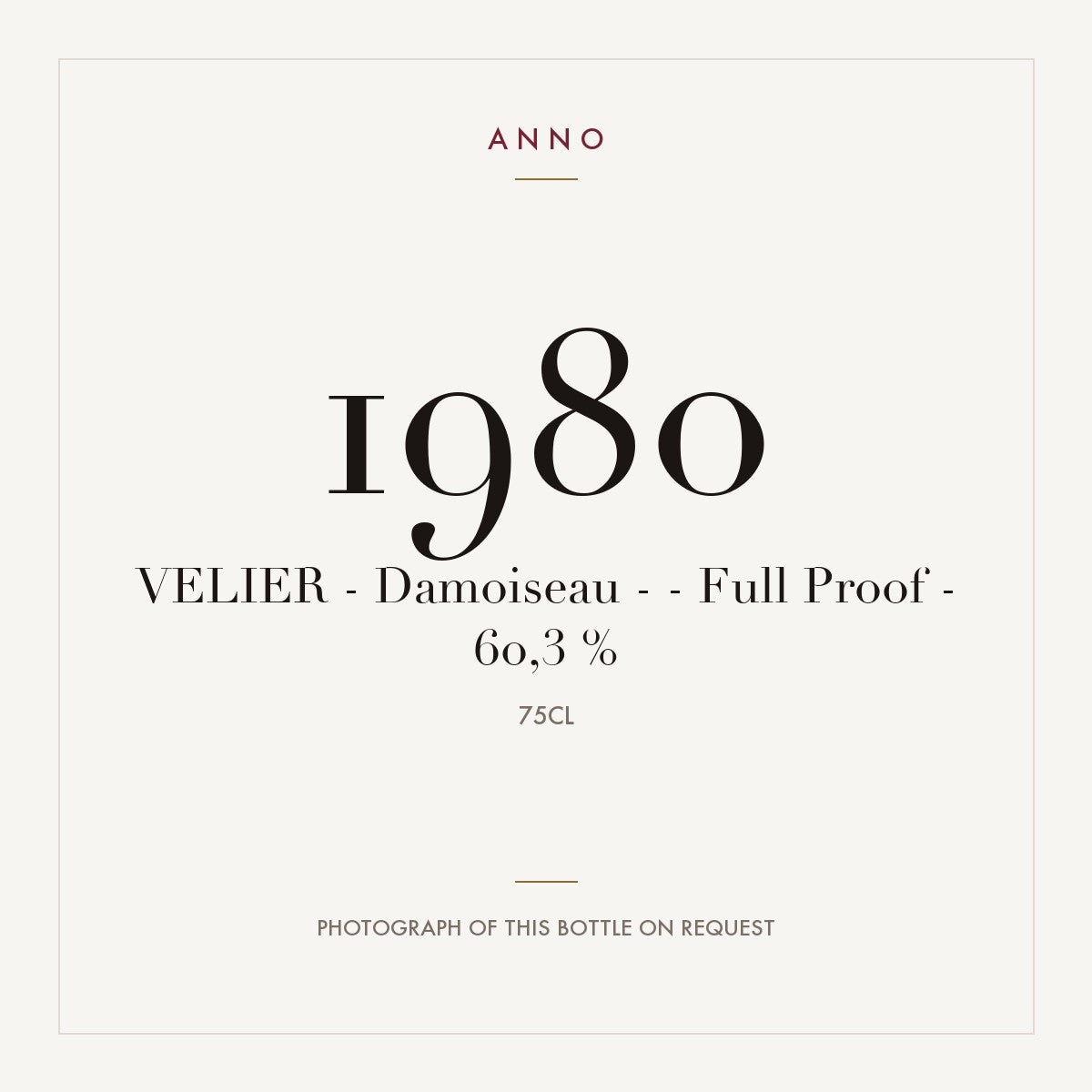 Damoiseau Full Proof 1980 0,75l