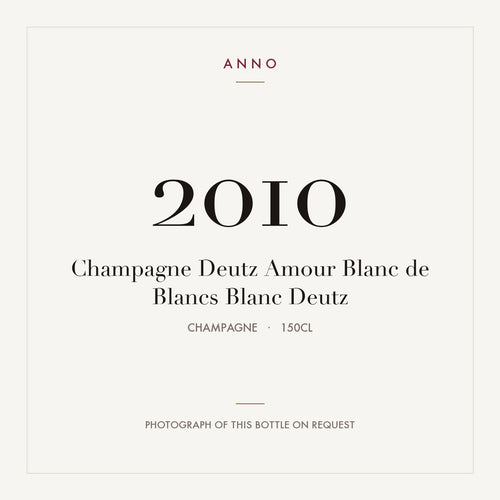 Deutz Amour Blanc de Blancs Champagne 2010 AOC 1,5l