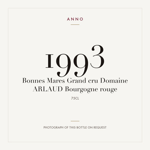Domaine Arlaud Bonnes-Mares Grand Cru 1993 AOC 0,75l