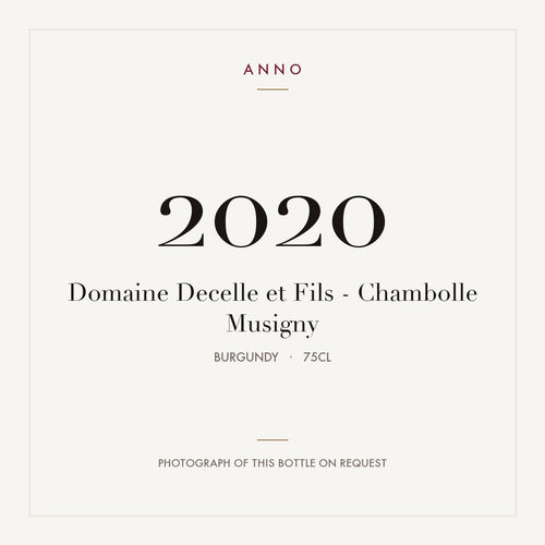 Domaine Decelle et Fils Chambolle-Musigny 2020 AOC 0,75l