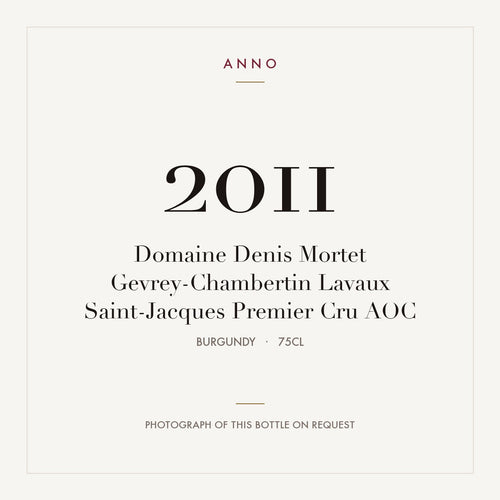 Domaine Denis Mortet Gevrey-Chambertin Premier Cru Lavaux Saint-Jacques 2011 AOC 0,75l