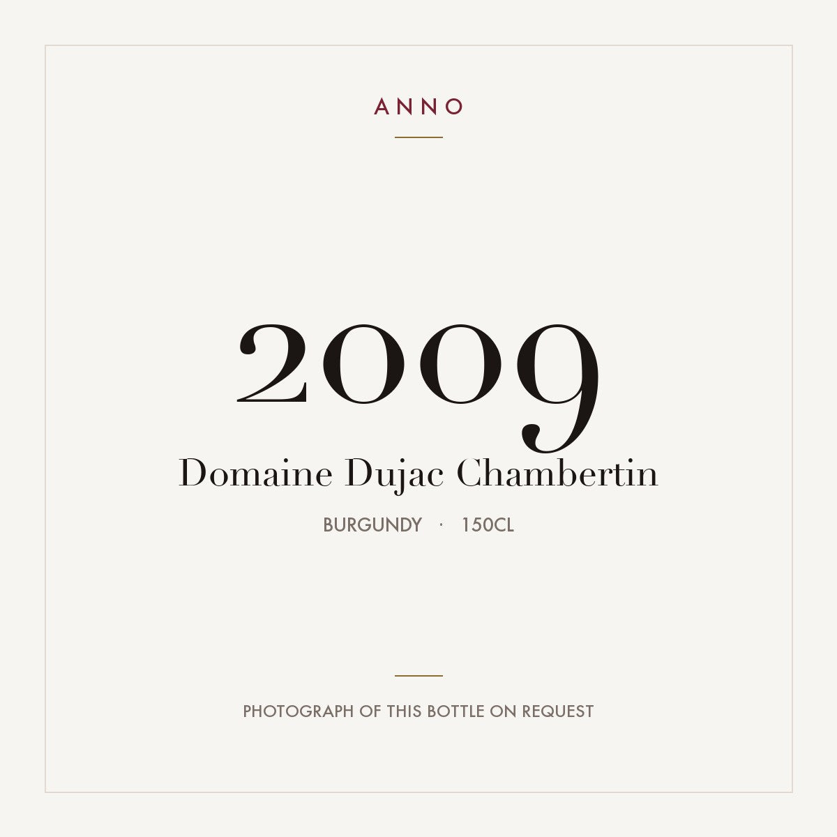 Domaine Dujac Chambertin 2009 1,5l