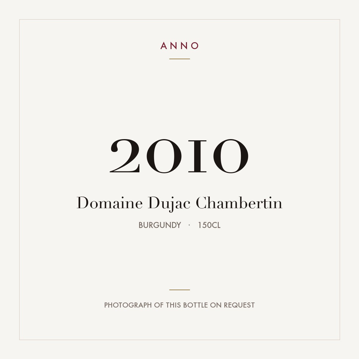 Domaine Dujac Chambertin 2010 1,5l