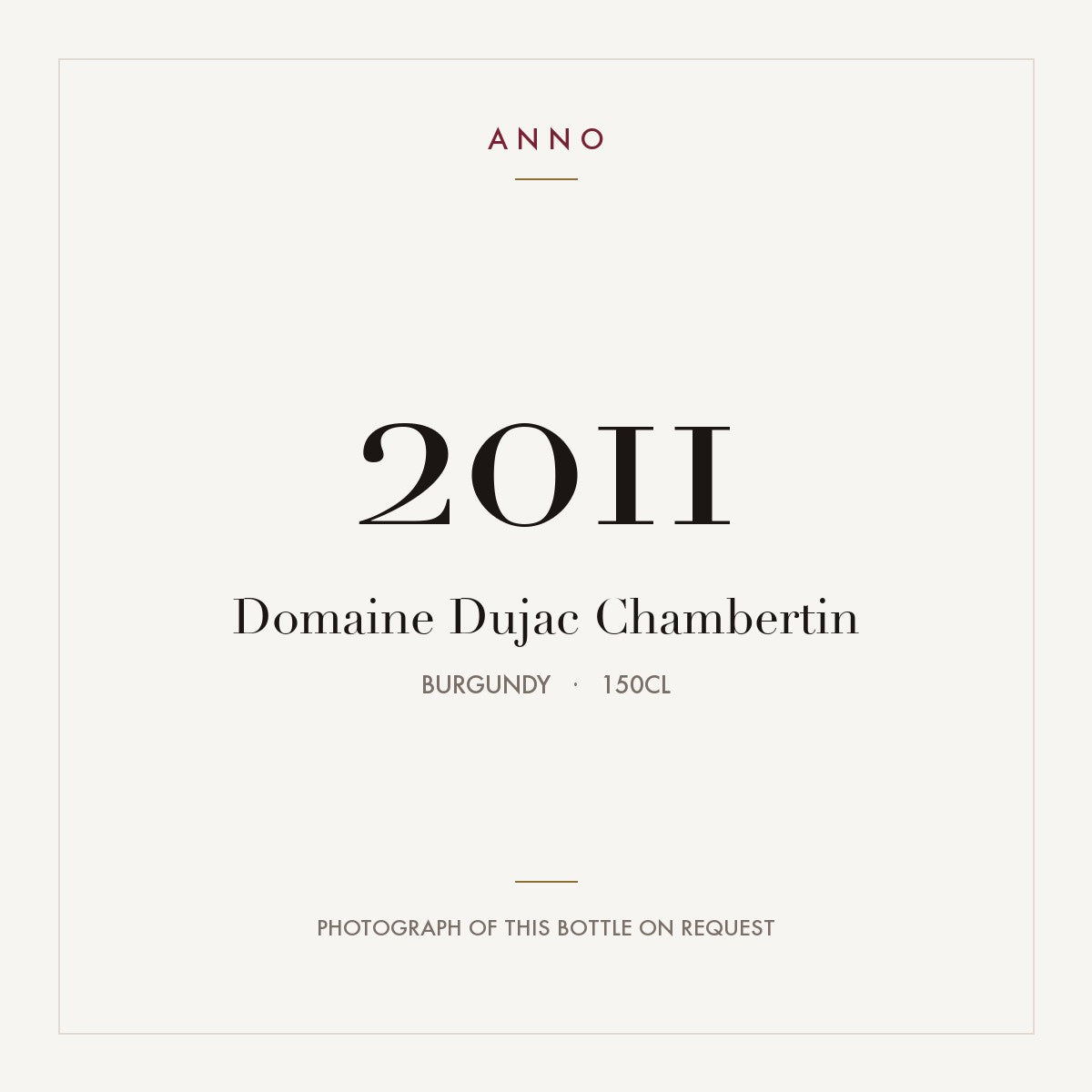Domaine Dujac Chambertin 2011 1,5l