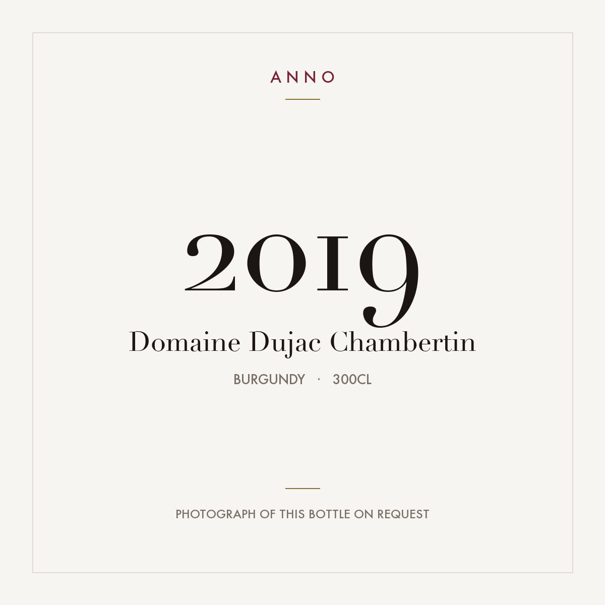 Domaine Dujac Chambertin 2019 3l